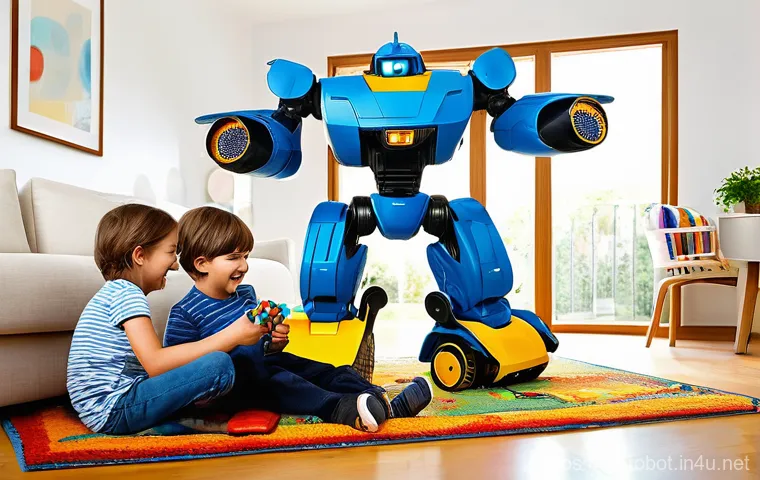 또봇이 국내외 미친 영향 - **Prompt 1: The Wonder of Transformation**
    A dynamic, eye-level shot capturing the exact moment ...