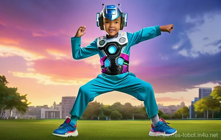 또봇 관련 패션 상품 - Prompt 1: The Young Adventurer's Transformation**