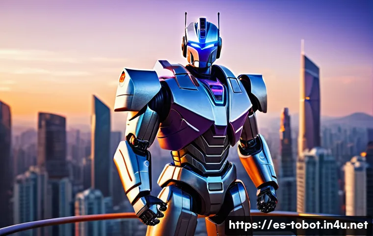 또봇 캐릭터별 대표 대사 - A dynamic scene featuring Tobot Alpha, a serious and responsible robot leader, standing tall on a fu...