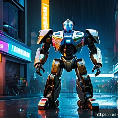 Home 33 또봇 관련 팬아트 트렌드 - A dynamic 3D fanart scene of Tobot in mid-transformation, featuring realistic metallic textures and ...